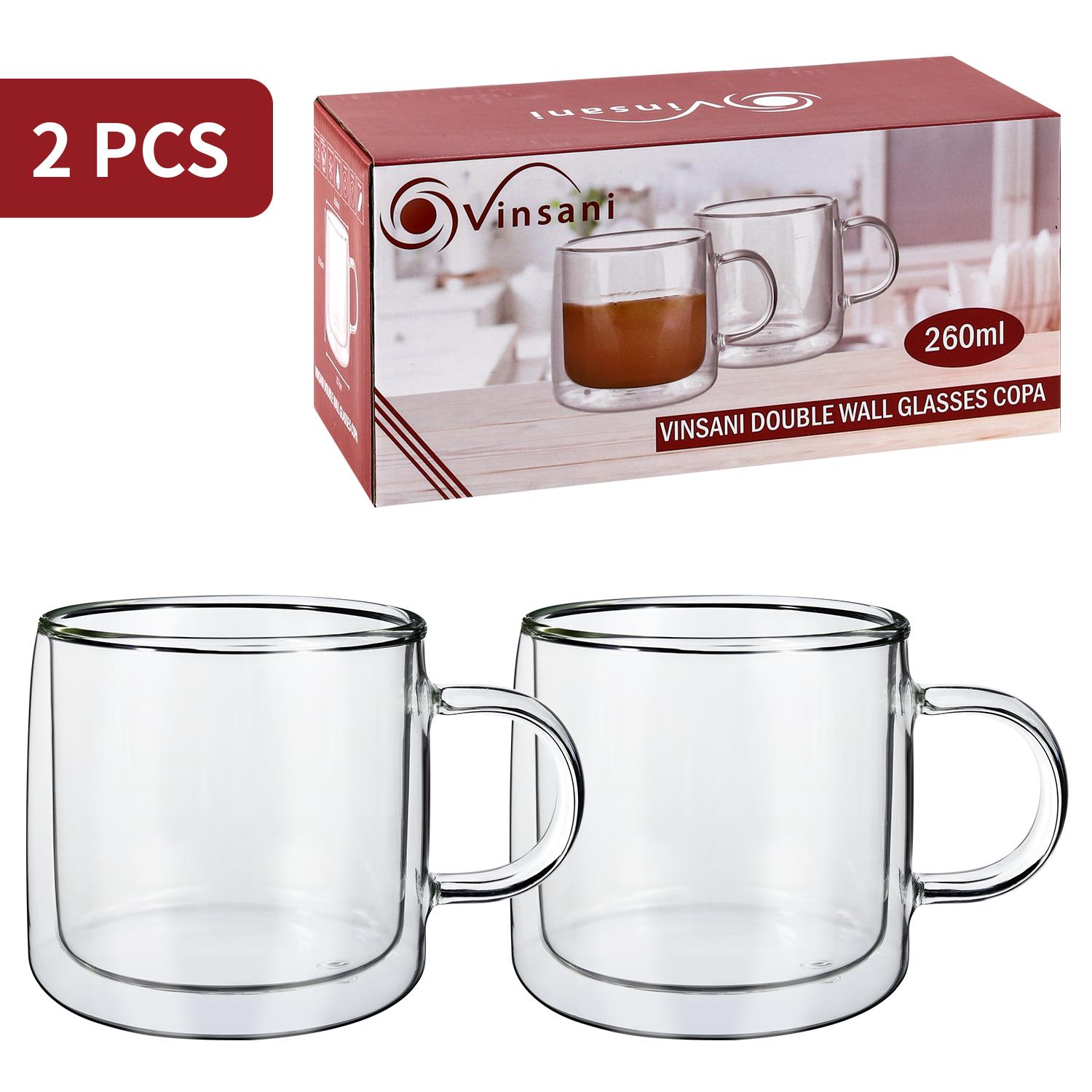VINSANI DOUBLE WALL GLASSES COPA 1010310 VINSANI DOUBLE WALL GLASSES COPA 1010310
