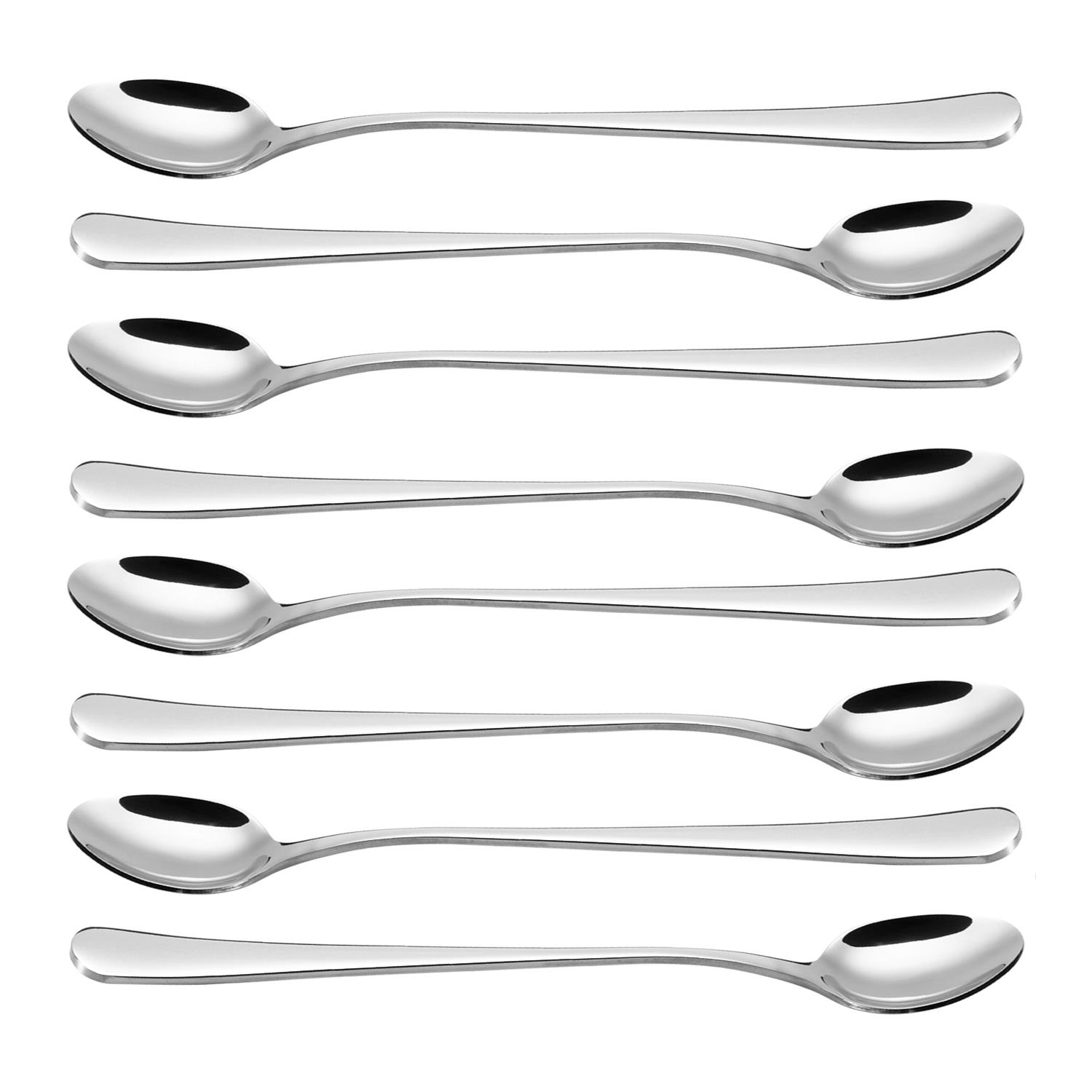 Vinsani 8pcs SS Long Handle Latte Spoons 0000259 Vinsani 8pcs SS Long Handle Latte Spoons 0000259